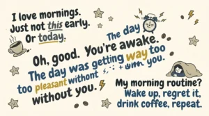 Morning Sarcasm Quotes