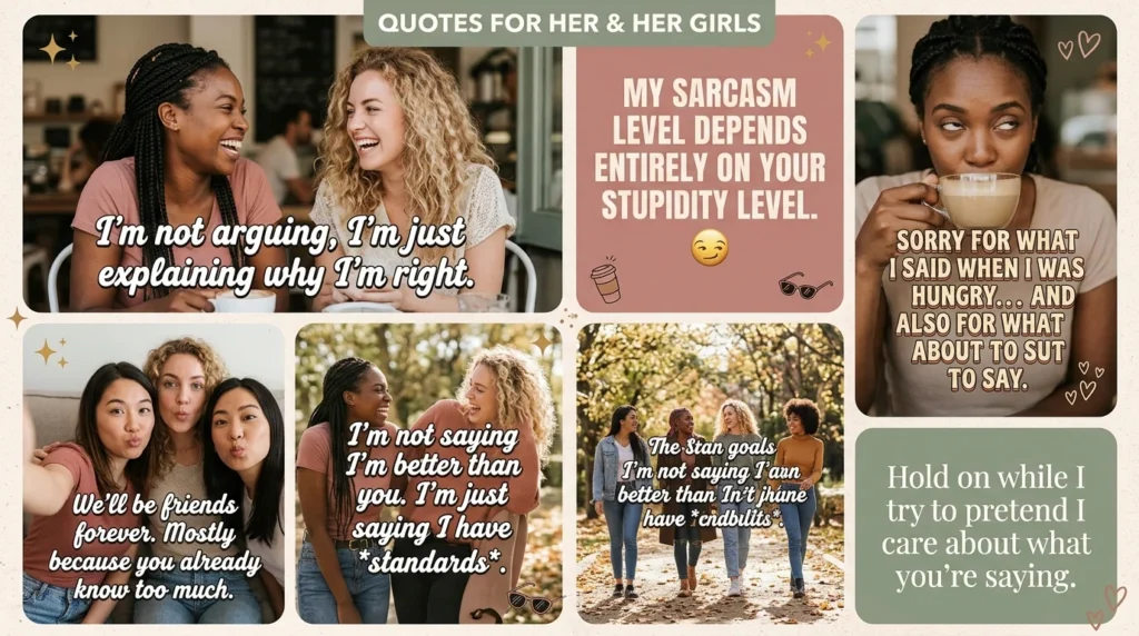 Sarcasm Quotes for Her