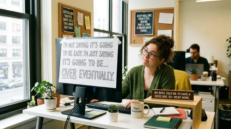 Motivational Sarcastic Work Quotes